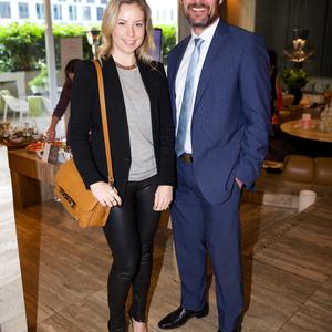 Alison Parr (TROVA) and Paul Ottaviano (Avene).