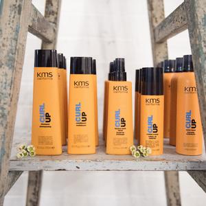 The new KMS California hair products.