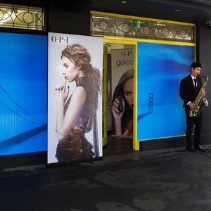 Outside The Sailors Club.